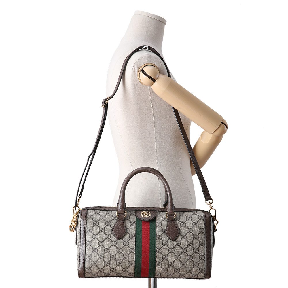GUCCI(USED)구찌 524532 오피디아 GG 미디엄 탑 핸들백