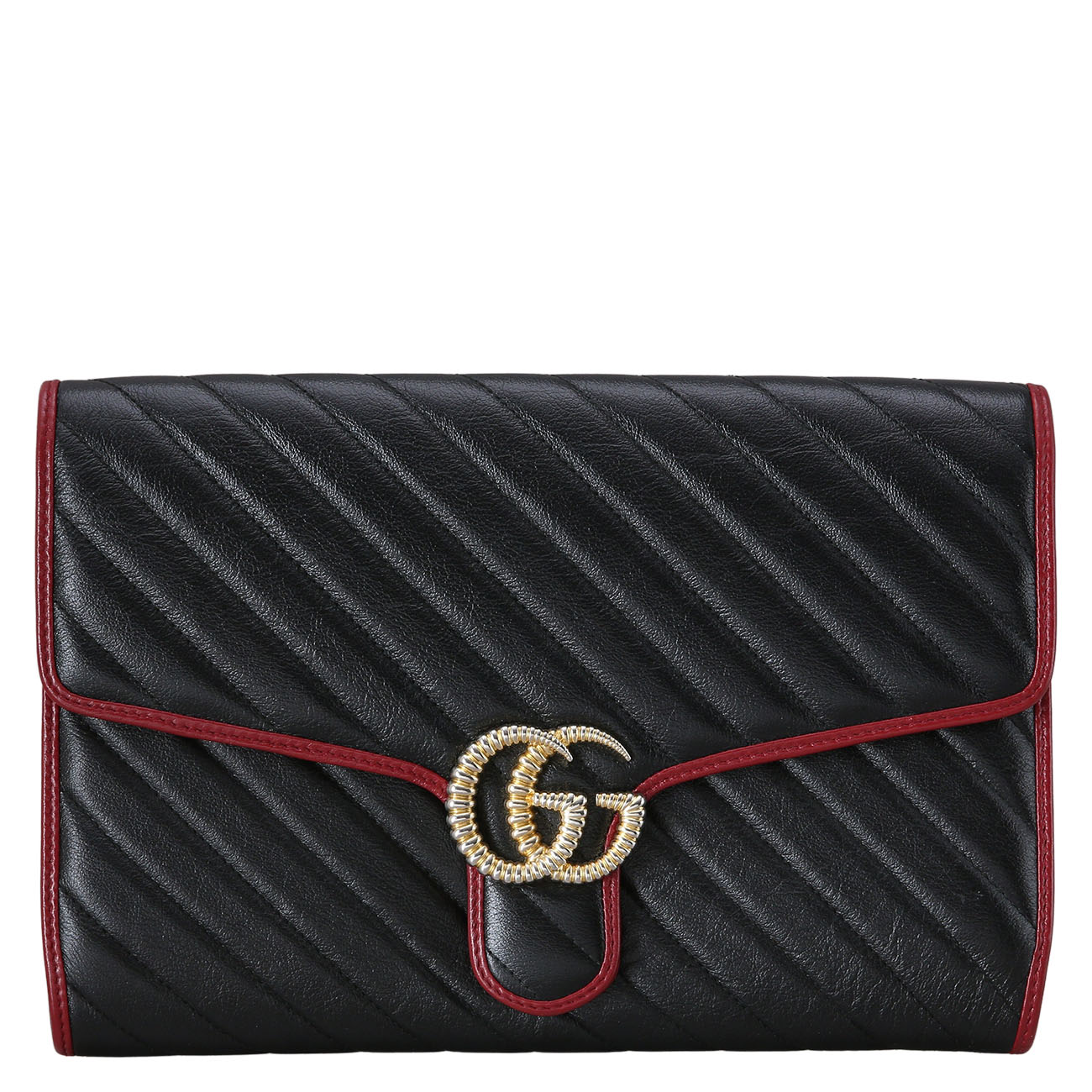 GUCCI(USED)구찌 498079 GG마몽 마틀라세 플랩 클러치
