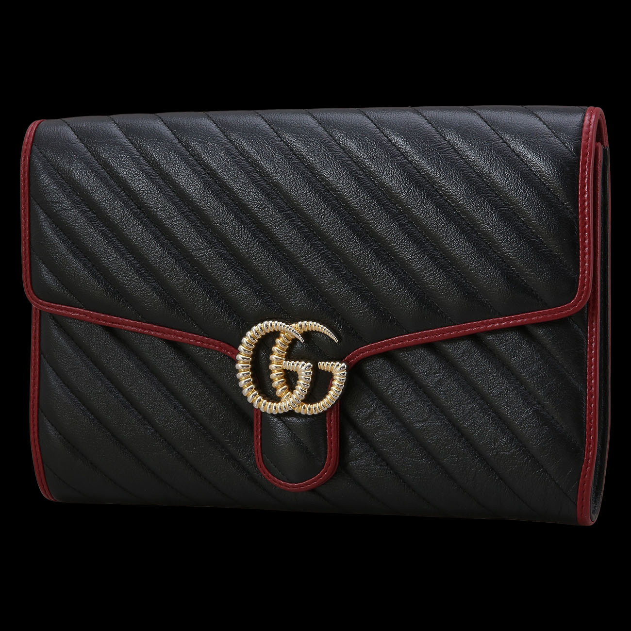 GUCCI(USED)구찌 498079 GG마몽 마틀라세 플랩 클러치