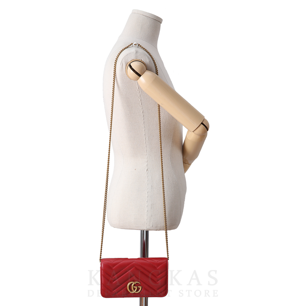 GUCCI(USED)구찌 488426 GG마몽 체인 크로스백