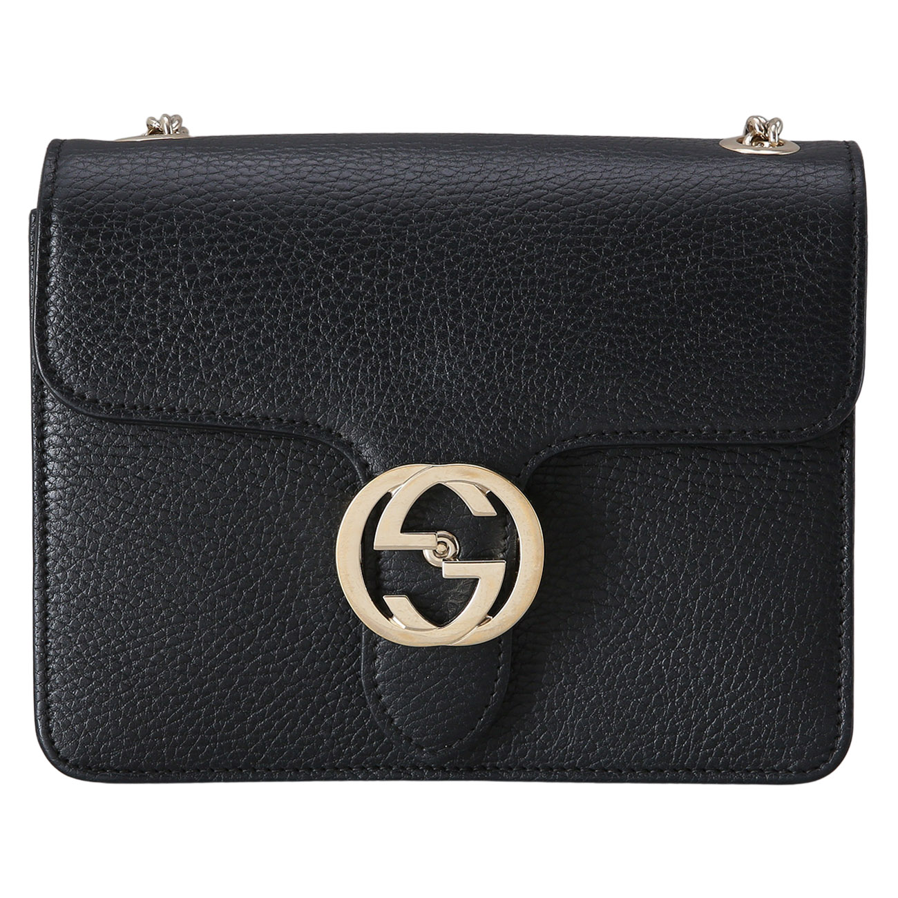 GUCCI(USED)구찌 510304 인터로킹 체인 숄더백