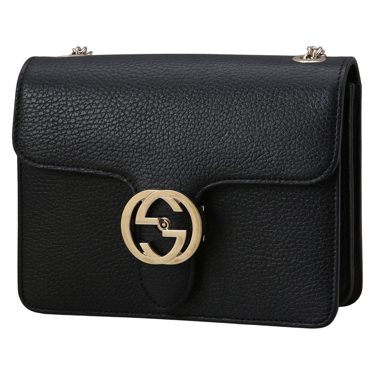 GUCCI(USED)구찌 510304 인터로킹 체인 숄더백