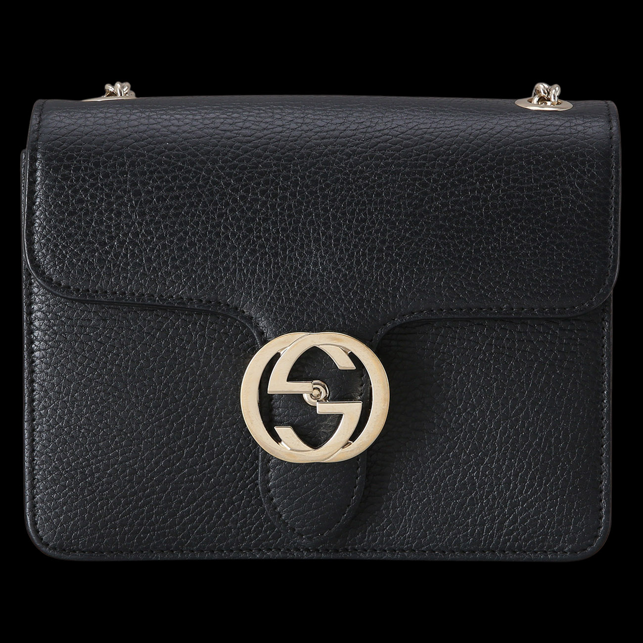 GUCCI(USED)구찌 510304 인터로킹 체인 숄더백