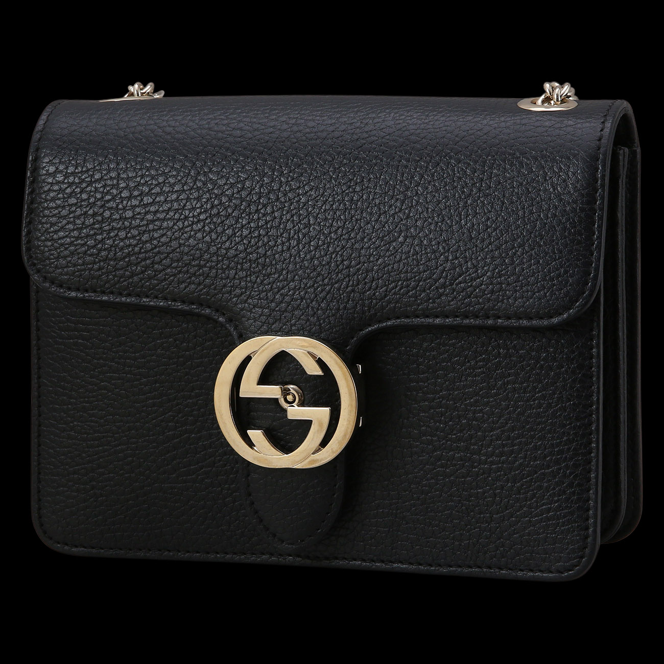 GUCCI(USED)구찌 510304 인터로킹 체인 숄더백