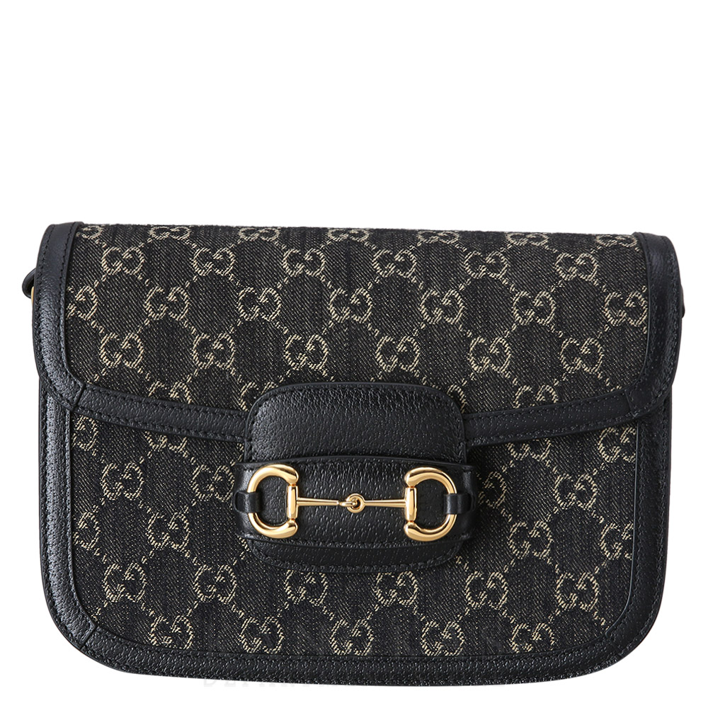 GUCCI(USED)구찌 602204 시즌 캔버스 홀스빗 1955 숄더백