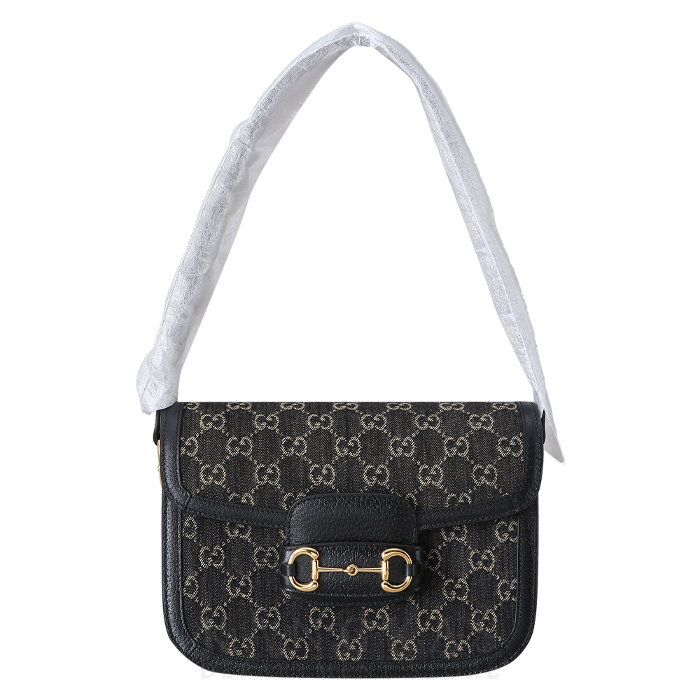 GUCCI(USED)구찌 602204 시즌 캔버스 홀스빗 1955 숄더백