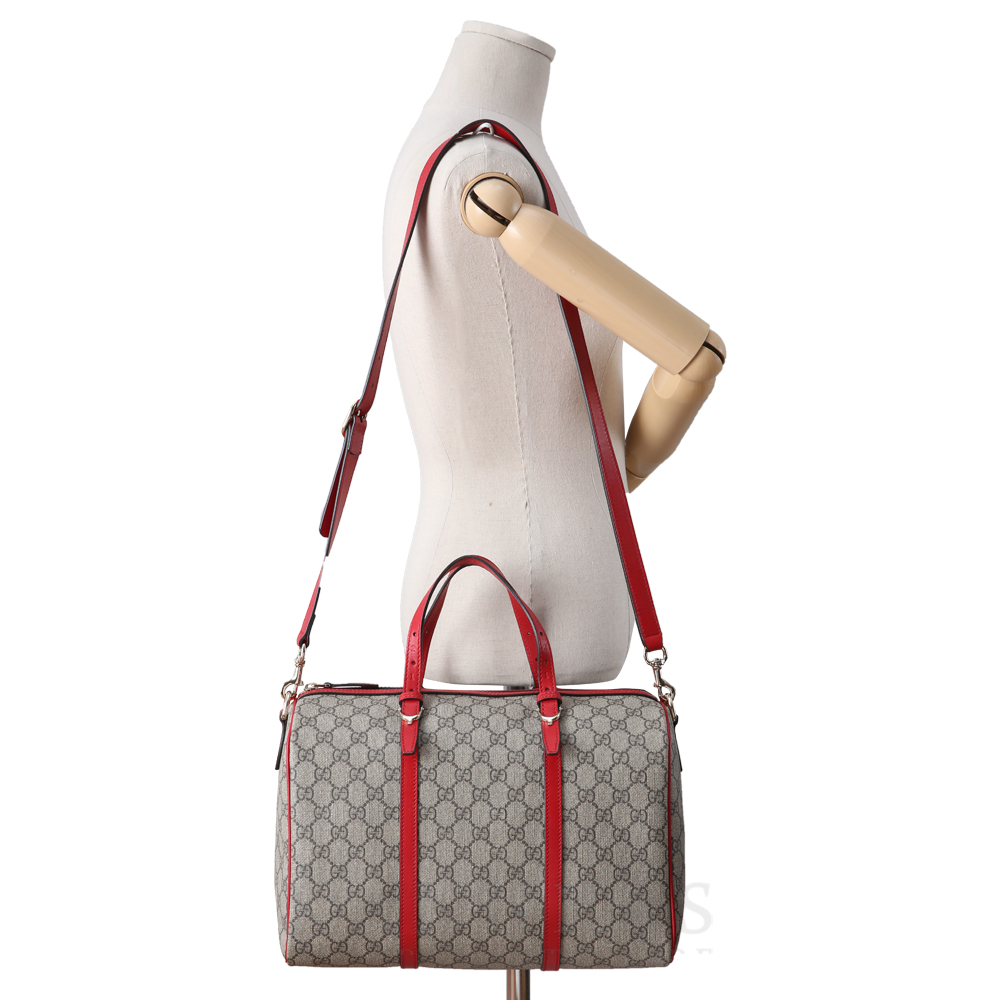 GUCCI(USED)구찌 322231 PVC 보스턴백