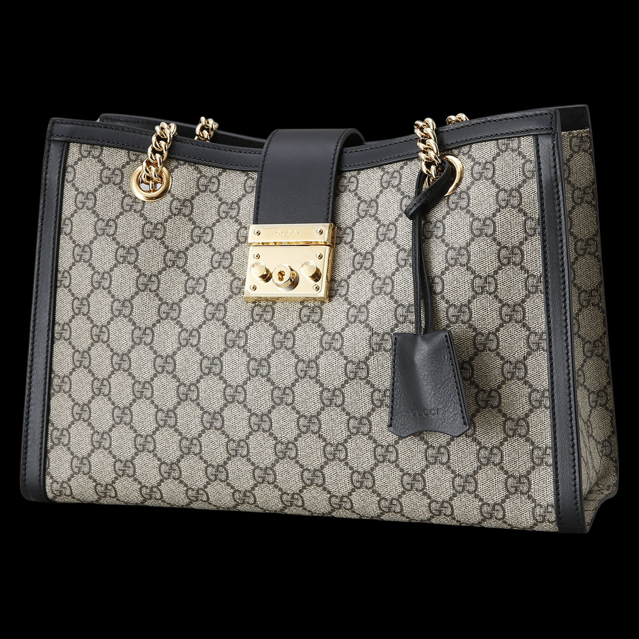 GUCCI(USED)구찌 479197 패드락 미디엄 GG 숄더백