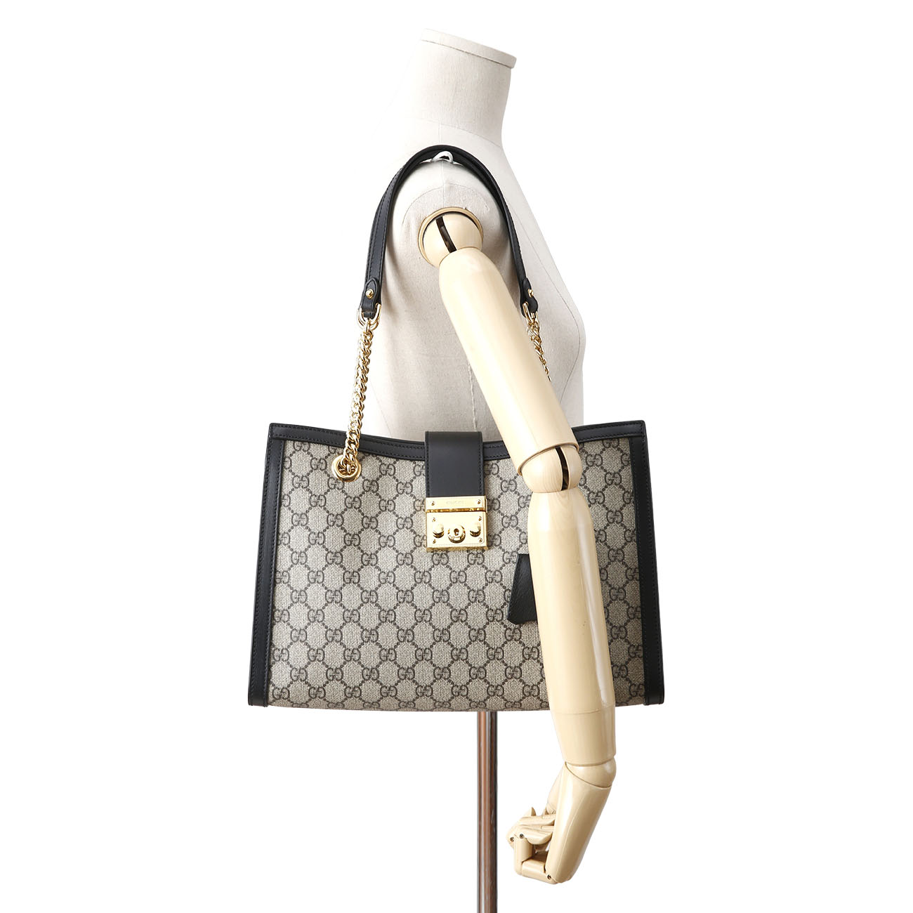 GUCCI(USED)구찌 479197 패드락 미디엄 GG 숄더백