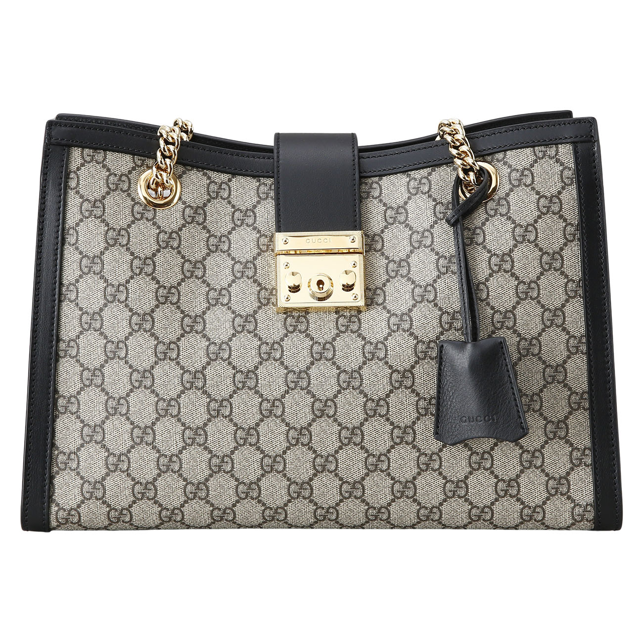 GUCCI(USED)구찌 479197 패드락 미디엄 GG 숄더백