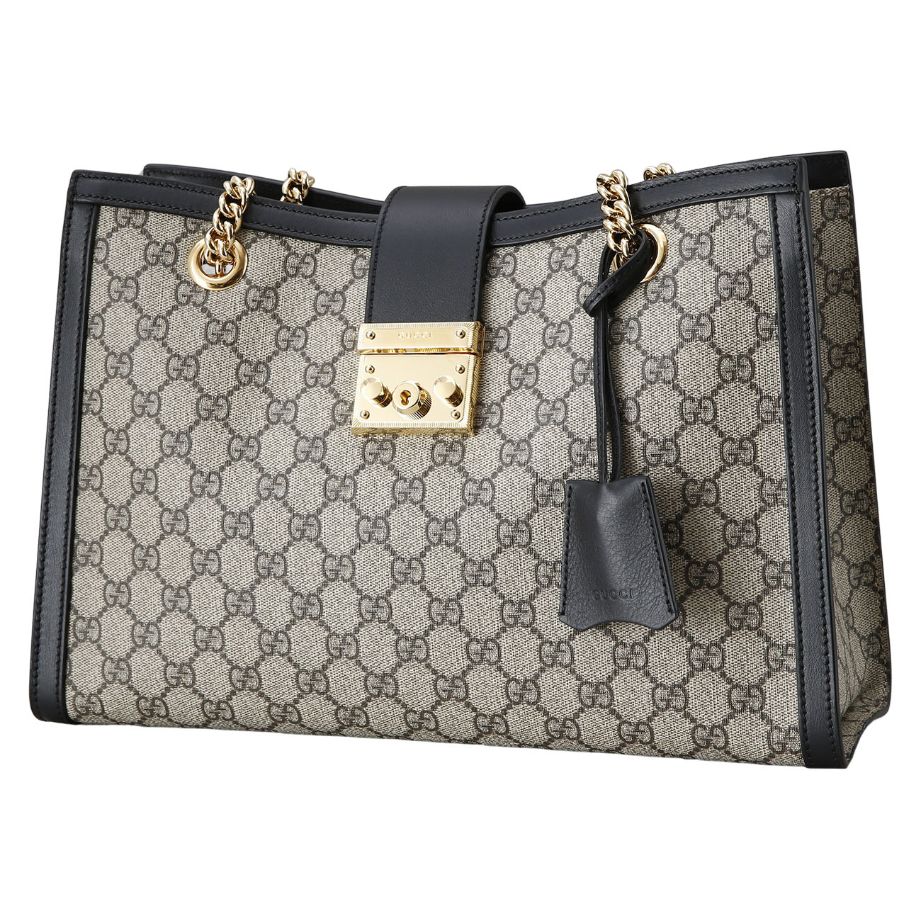 GUCCI(USED)구찌 479197 패드락 미디엄 GG 숄더백