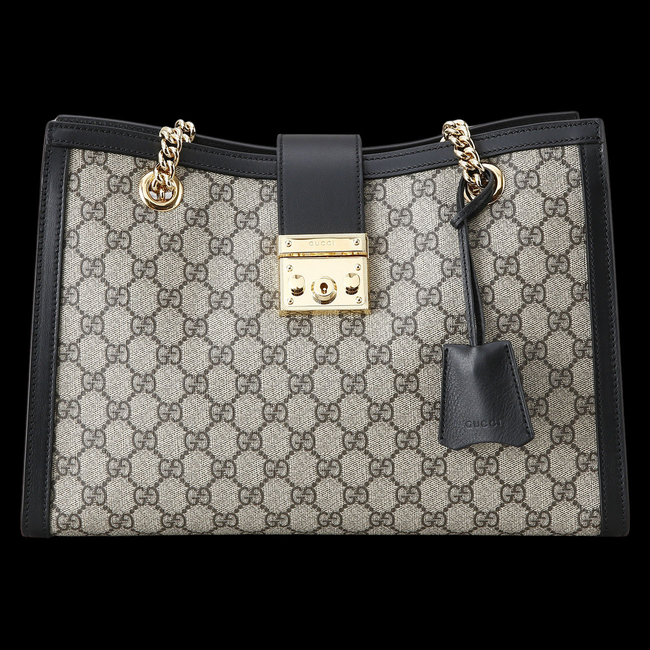 GUCCI(USED)구찌 479197 패드락 미디엄 GG 숄더백