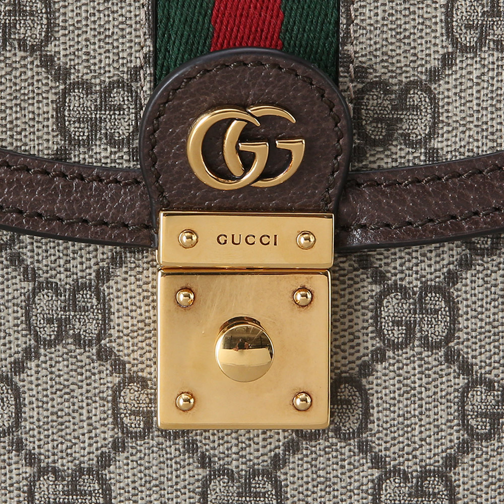 GUCCI(USED)구찌 651055 오피디아 웹 디테일 스몰 탑 핸들백