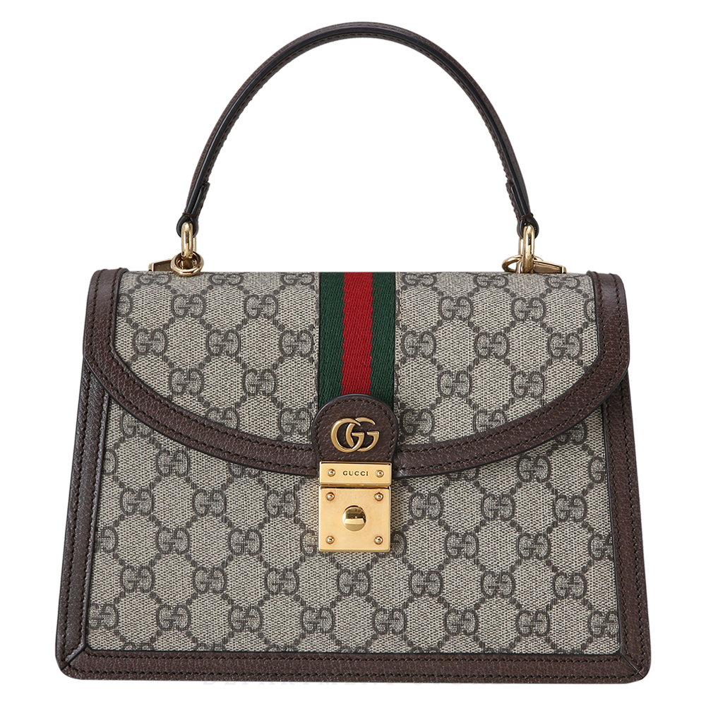 GUCCI(USED)구찌 651055 오피디아 웹 디테일 스몰 탑 핸들백