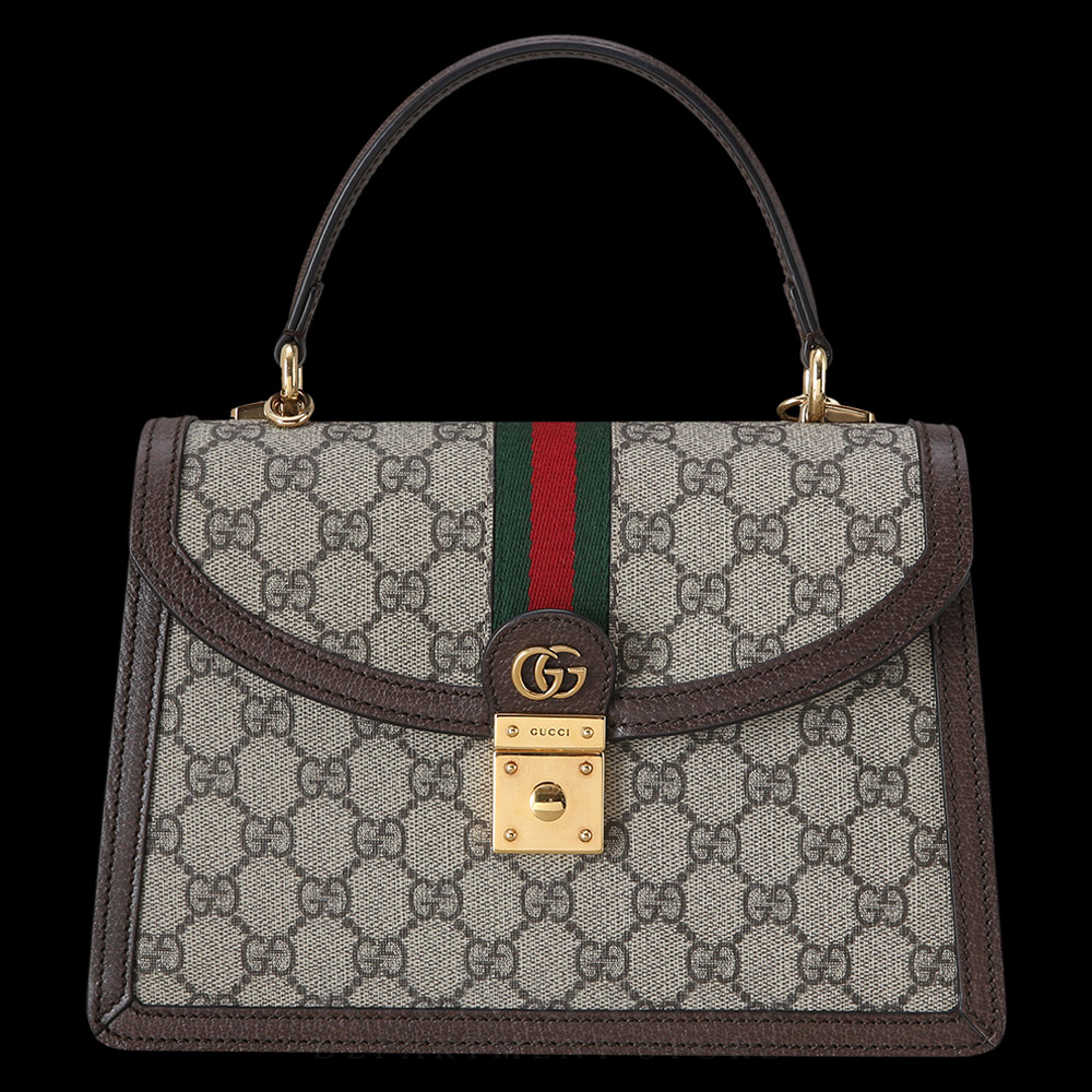 GUCCI(USED)구찌 651055 오피디아 웹 디테일 스몰 탑 핸들백