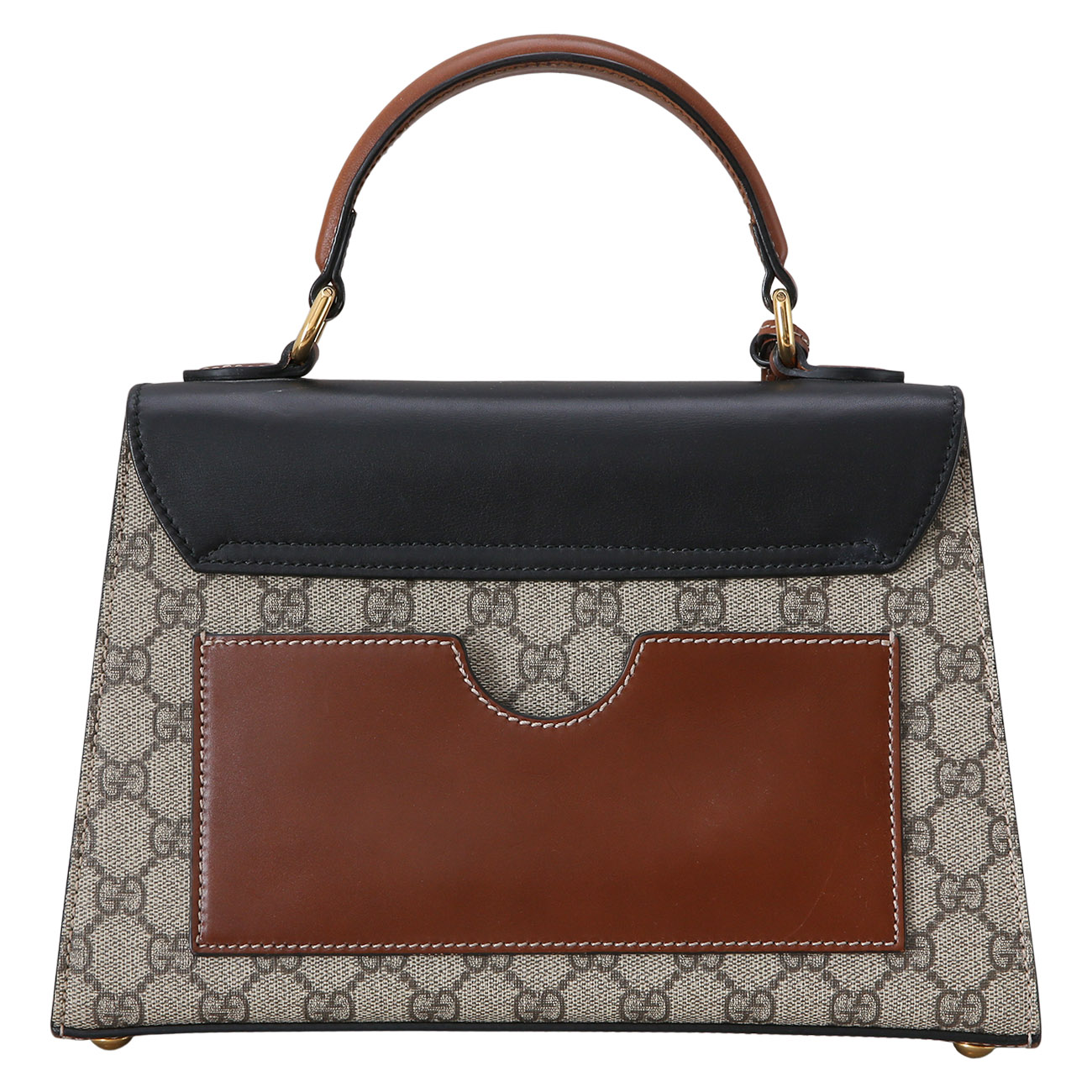 GUCCI(USED)구찌 453188 패드락 GG 탑 핸들백