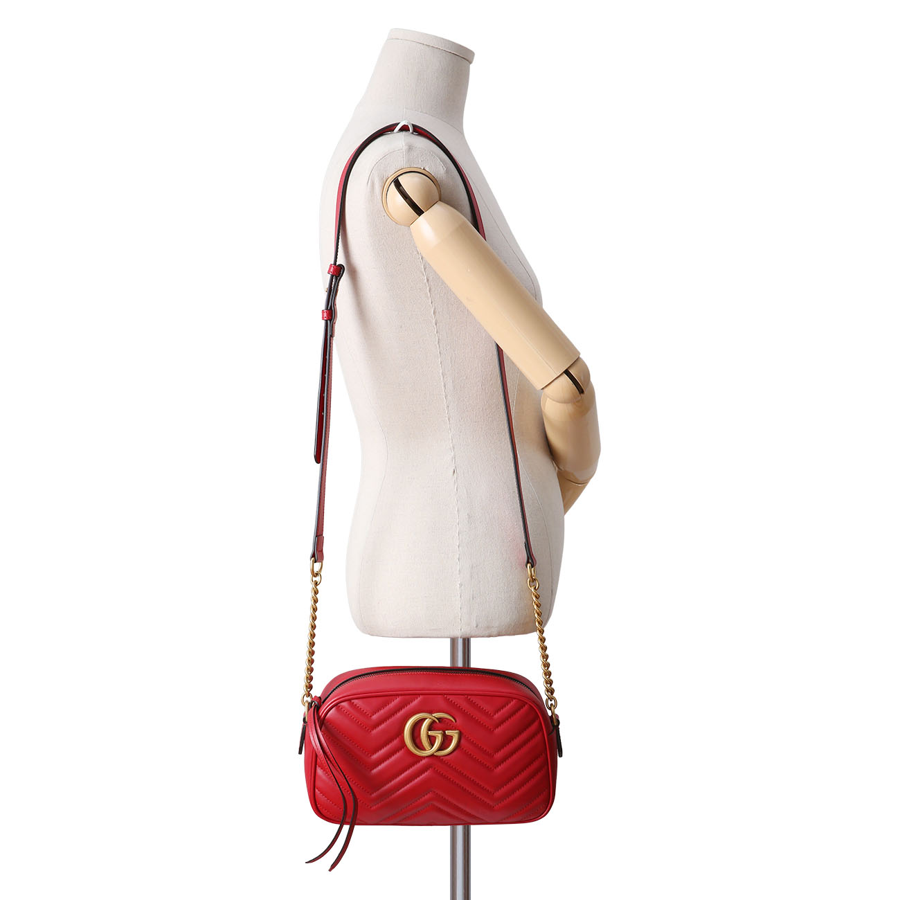 GUCCI(USED)구찌 447632 GG마몽 마틀라세 스몰 카메라백
