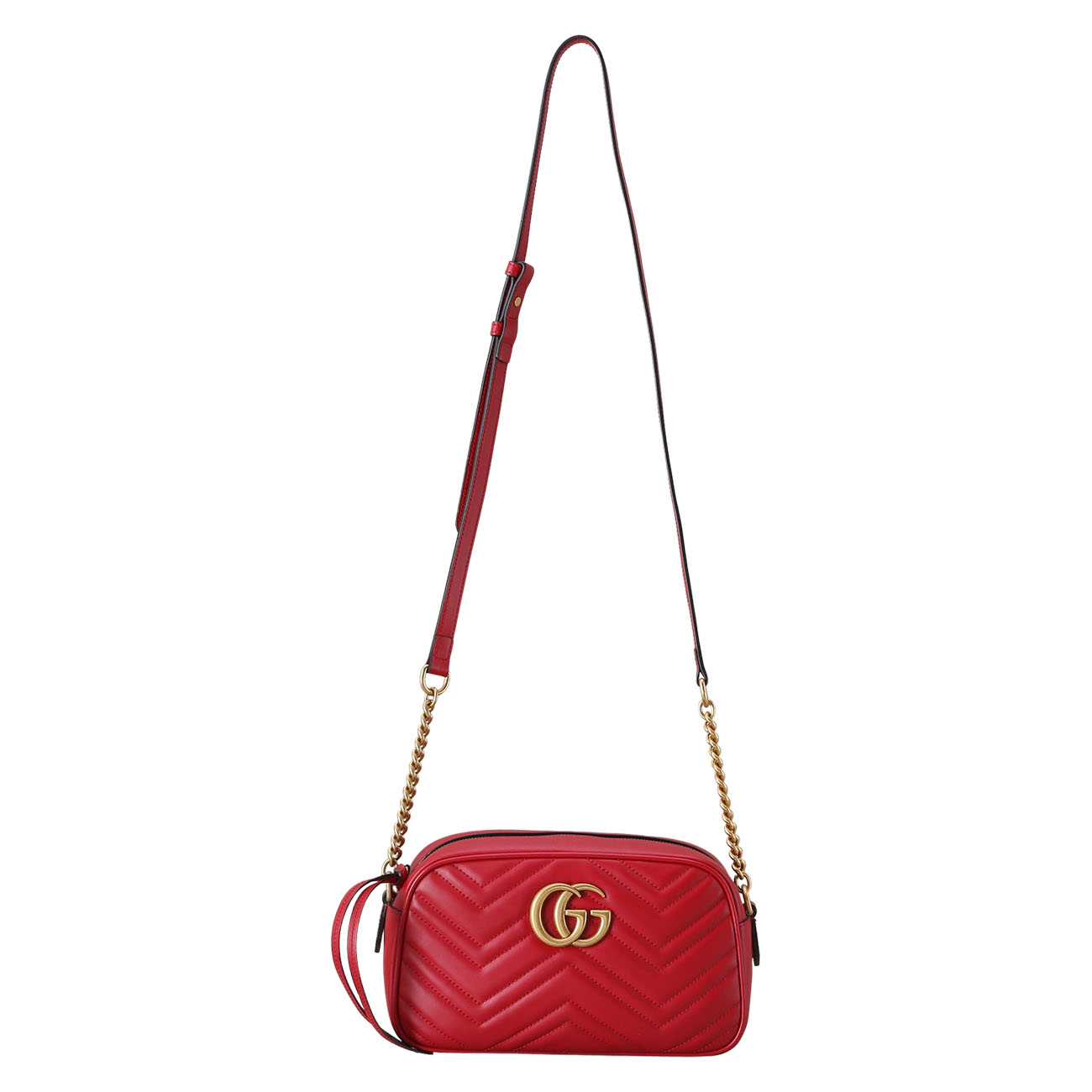 GUCCI(USED)구찌 447632 GG마몽 마틀라세 스몰 카메라백