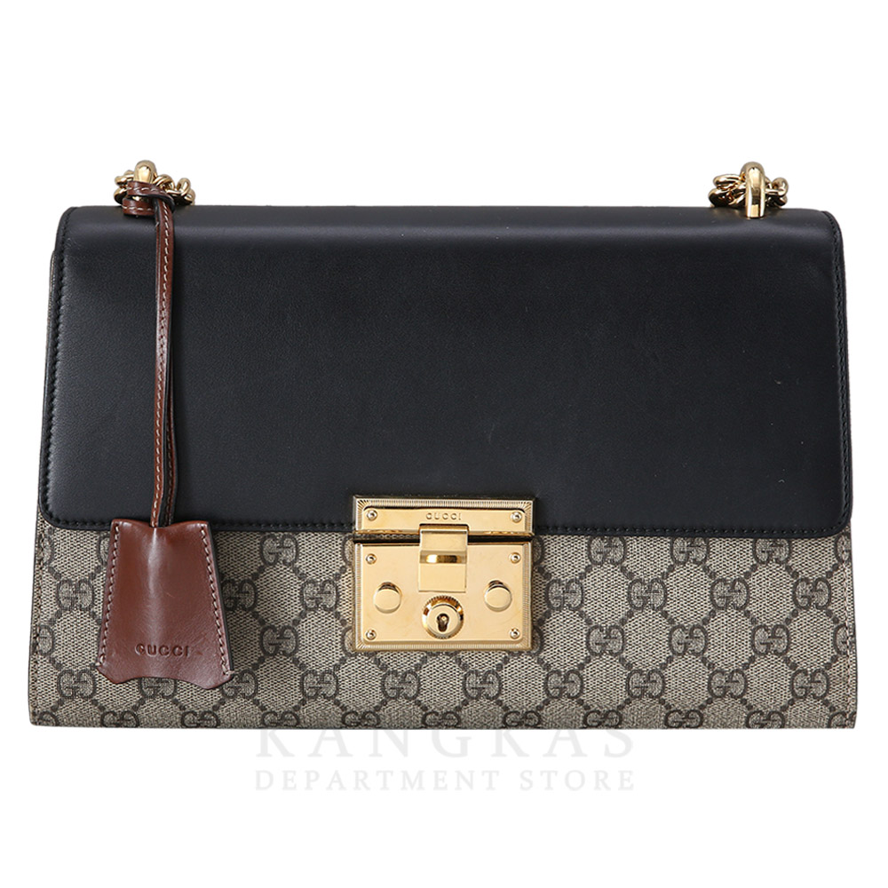 GUCCI(USED)구찌 409486 GG시마 패드락 체인 숄더백