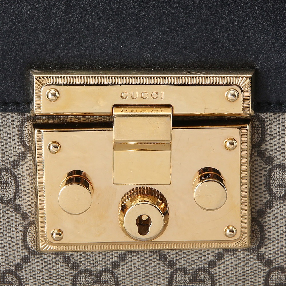 GUCCI(USED)구찌 409486 GG시마 패드락 체인 숄더백