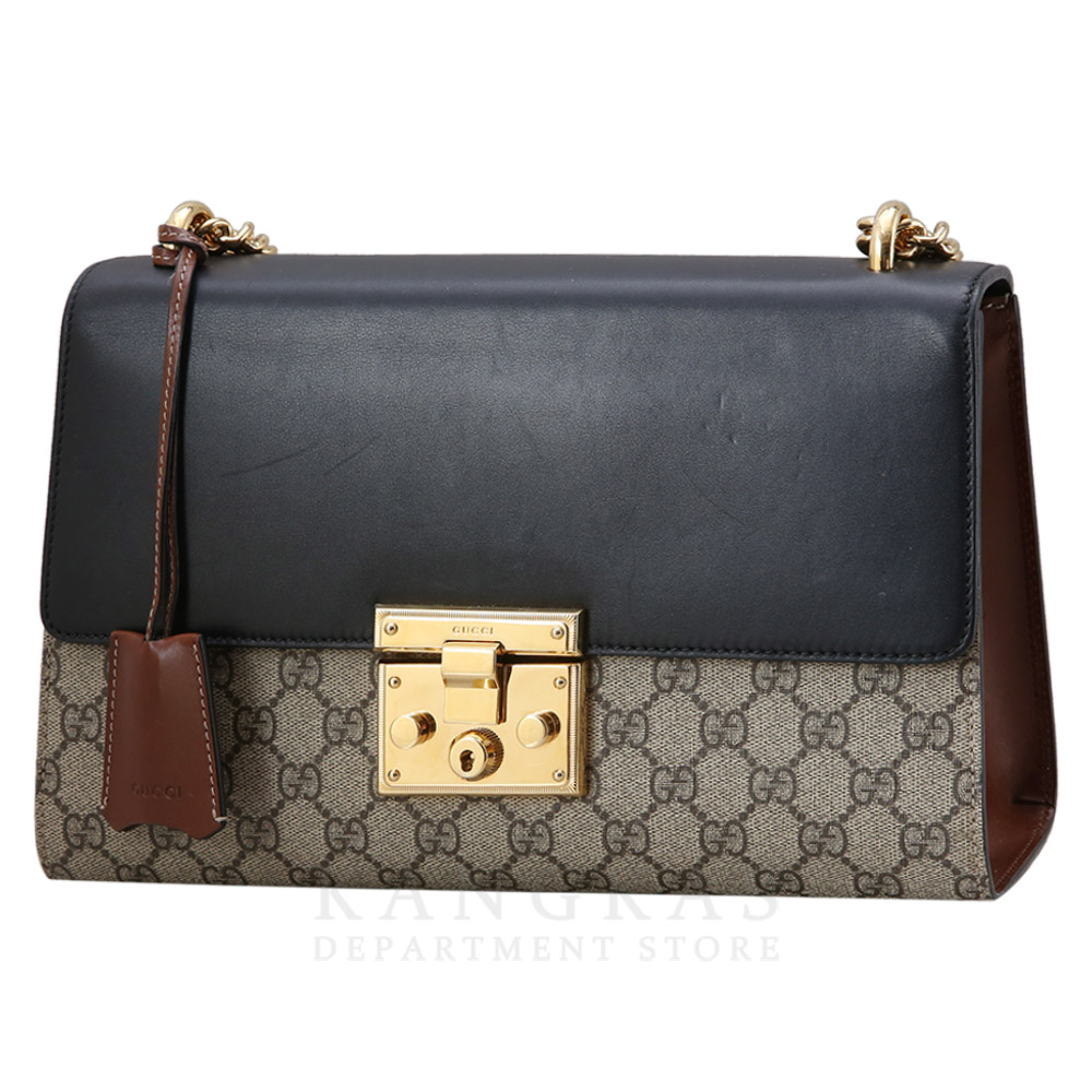 GUCCI(USED)구찌 409486 GG시마 패드락 체인 숄더백