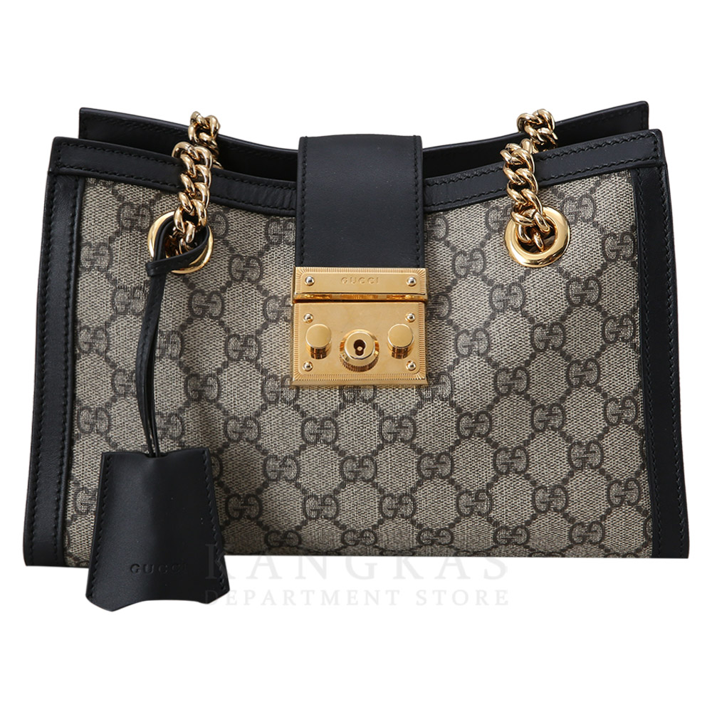 GUCCI(USED)구찌 498156 패드락 GG 체인 숄더백