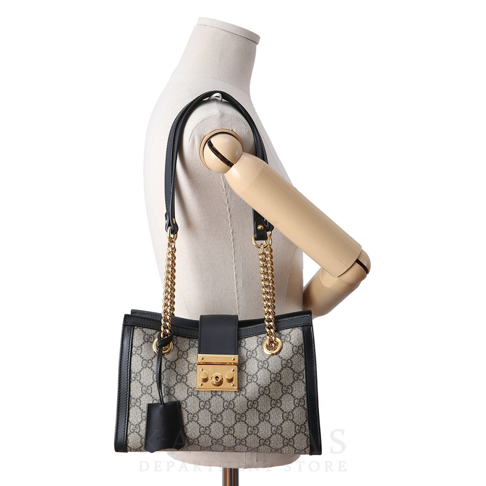 GUCCI(USED)구찌 498156 패드락 GG 체인 숄더백