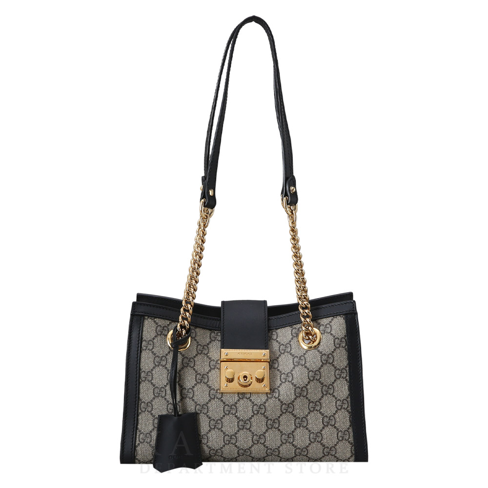 GUCCI(USED)구찌 498156 패드락 GG 체인 숄더백