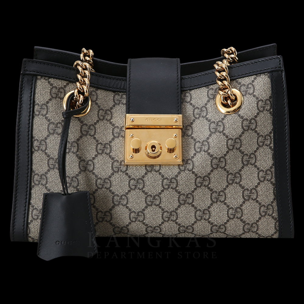 GUCCI(USED)구찌 498156 패드락 GG 체인 숄더백