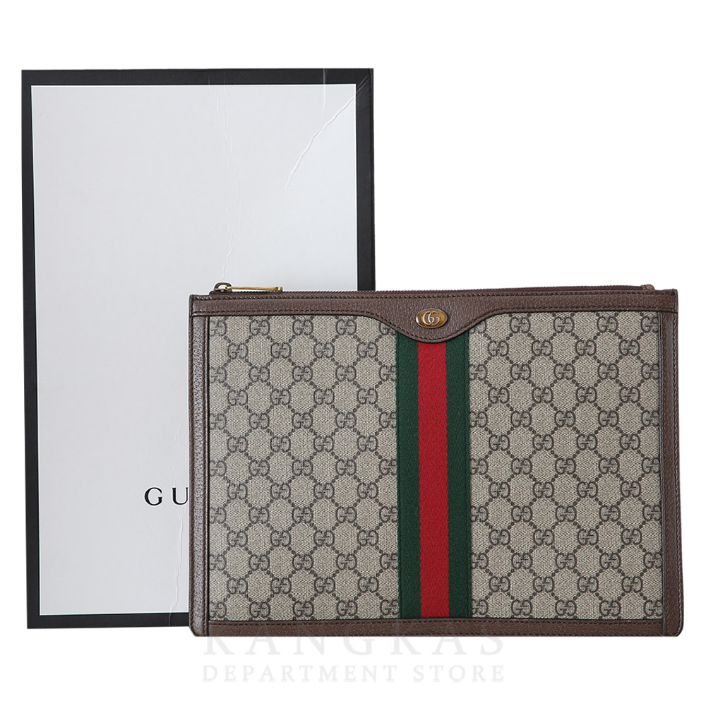 GUCCI(USED)구찌 523359 오피디아 GG수프림 클러치