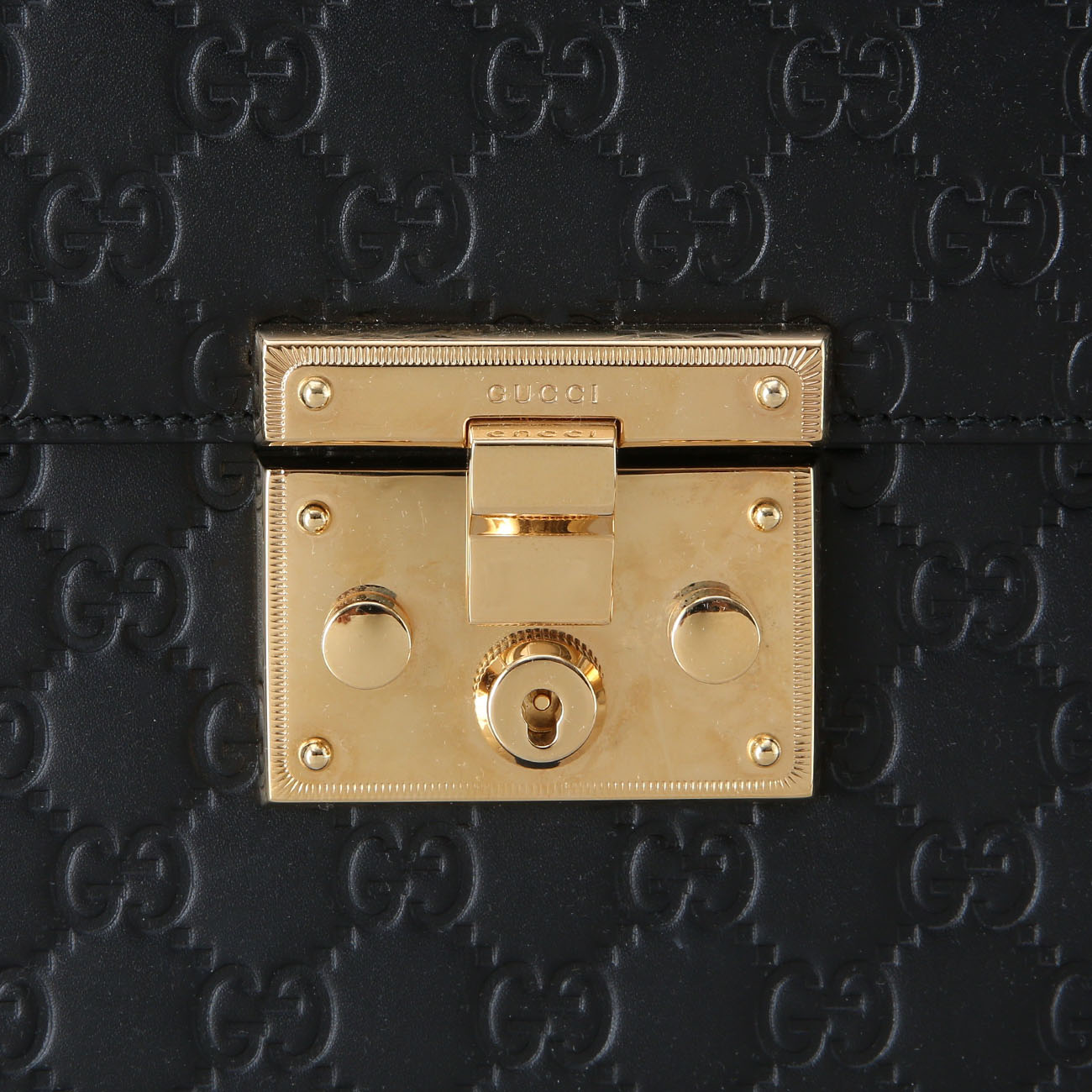 GUCCI(USED)구찌 453188 패드락 씨마 탑핸들