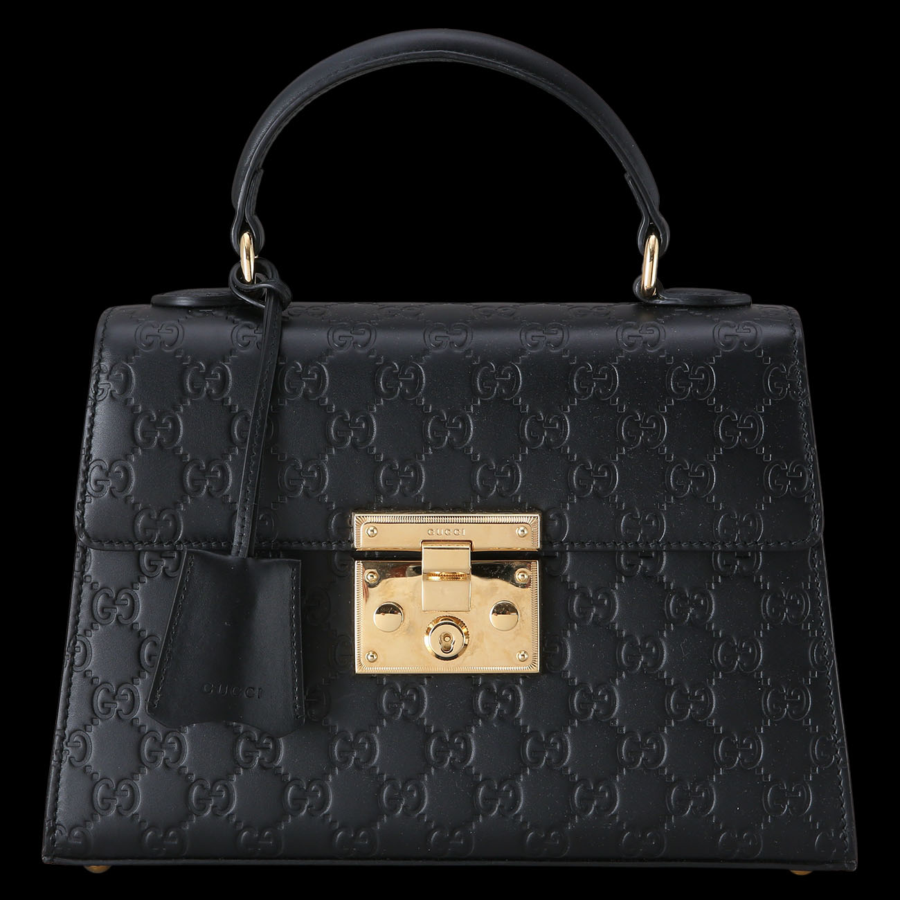 GUCCI(USED)구찌 453188 패드락 씨마 탑핸들
