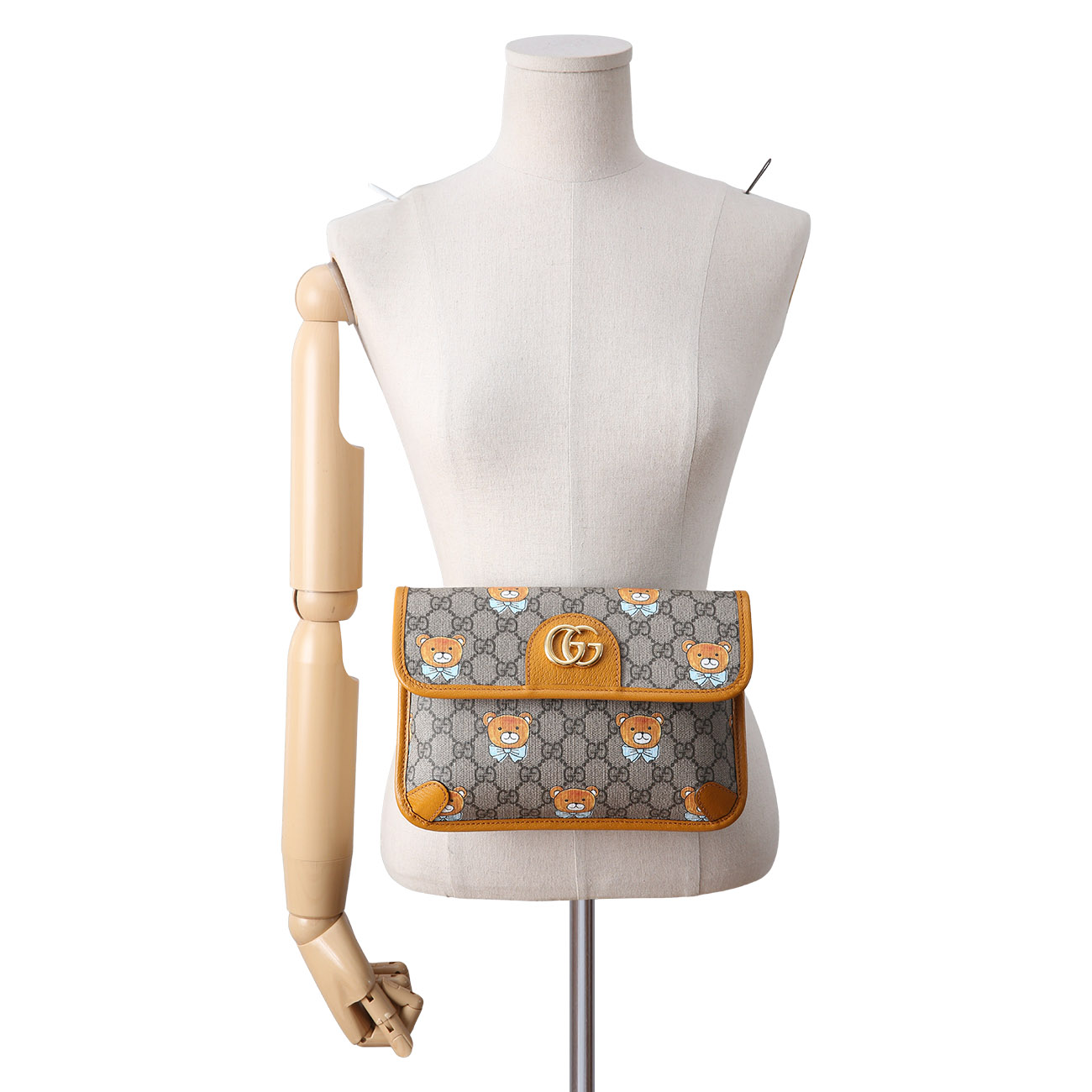 GUCCI(USED)구찌 647817 카이 콜라보 플랩 벨트백