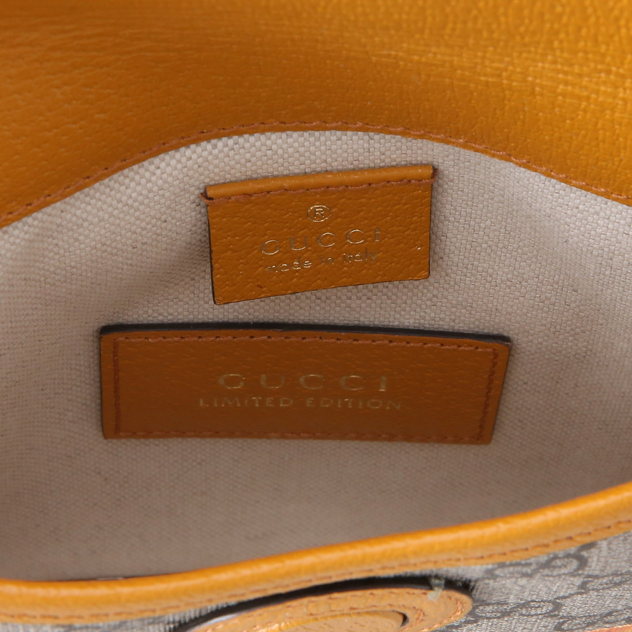 GUCCI(USED)구찌 647817 카이 콜라보 플랩 벨트백