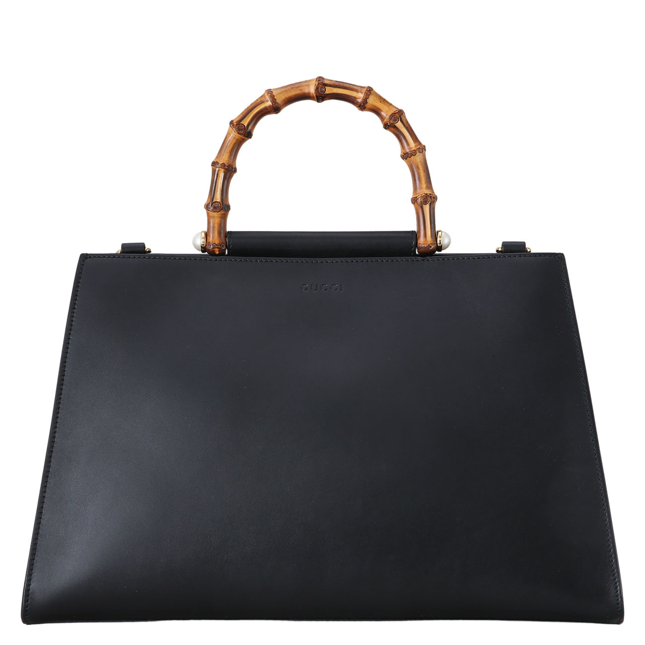 GUCCI(USED)구찌 453764 뱀부 탑핸들 숄더백