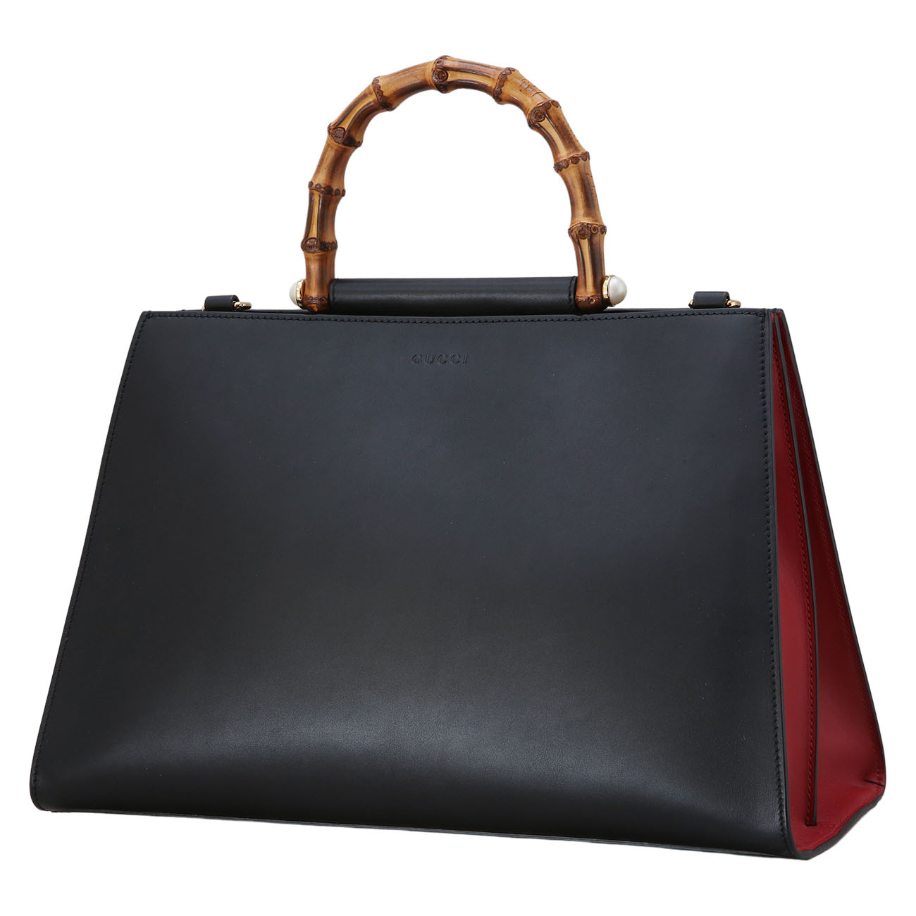 GUCCI(USED)구찌 453764 뱀부 탑핸들 숄더백