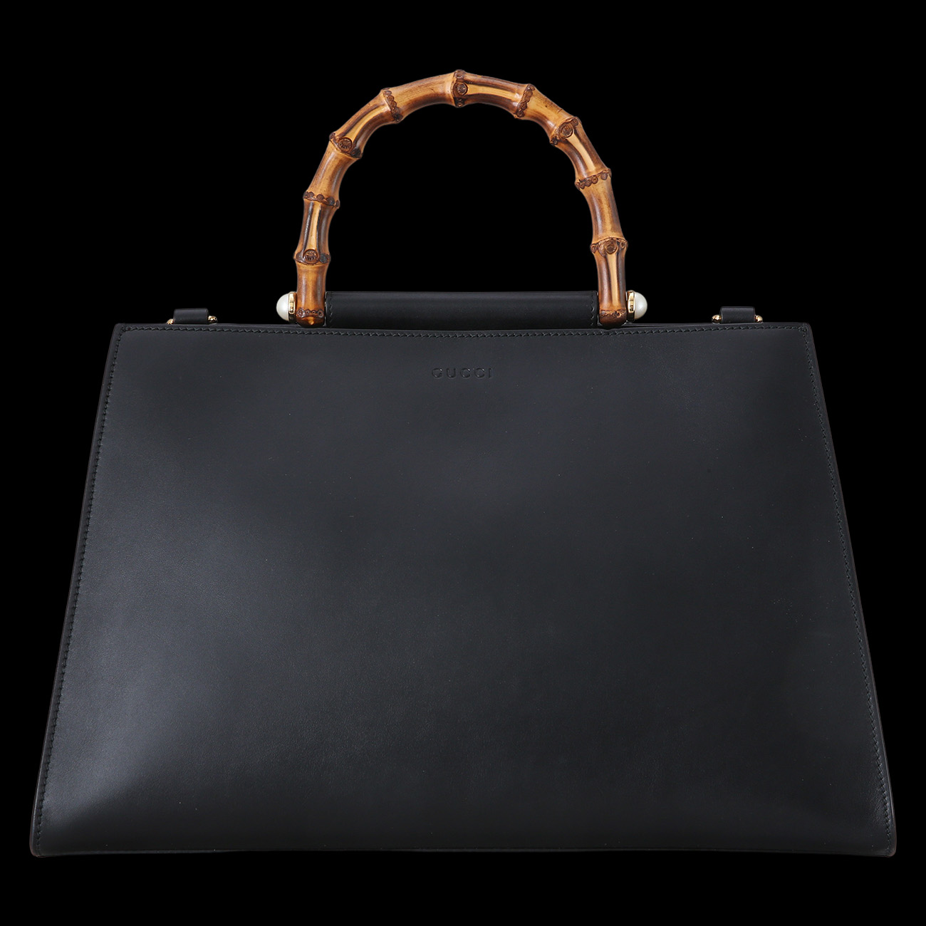 GUCCI(USED)구찌 453764 뱀부 탑핸들 숄더백