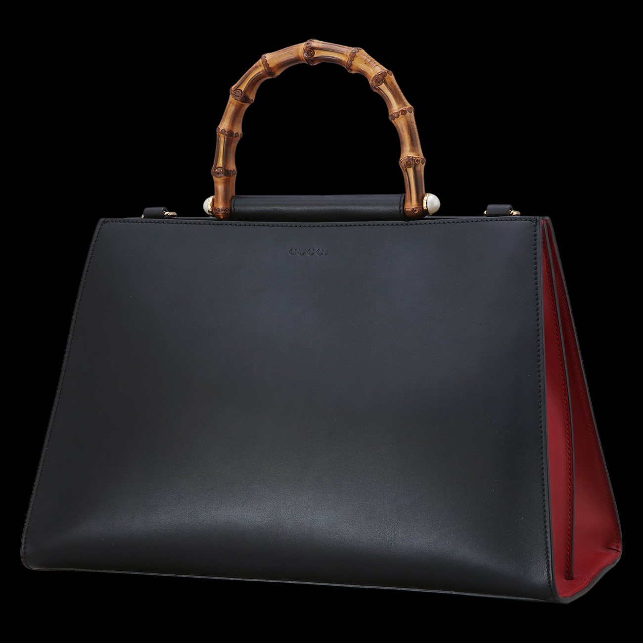 GUCCI(USED)구찌 453764 뱀부 탑핸들 숄더백