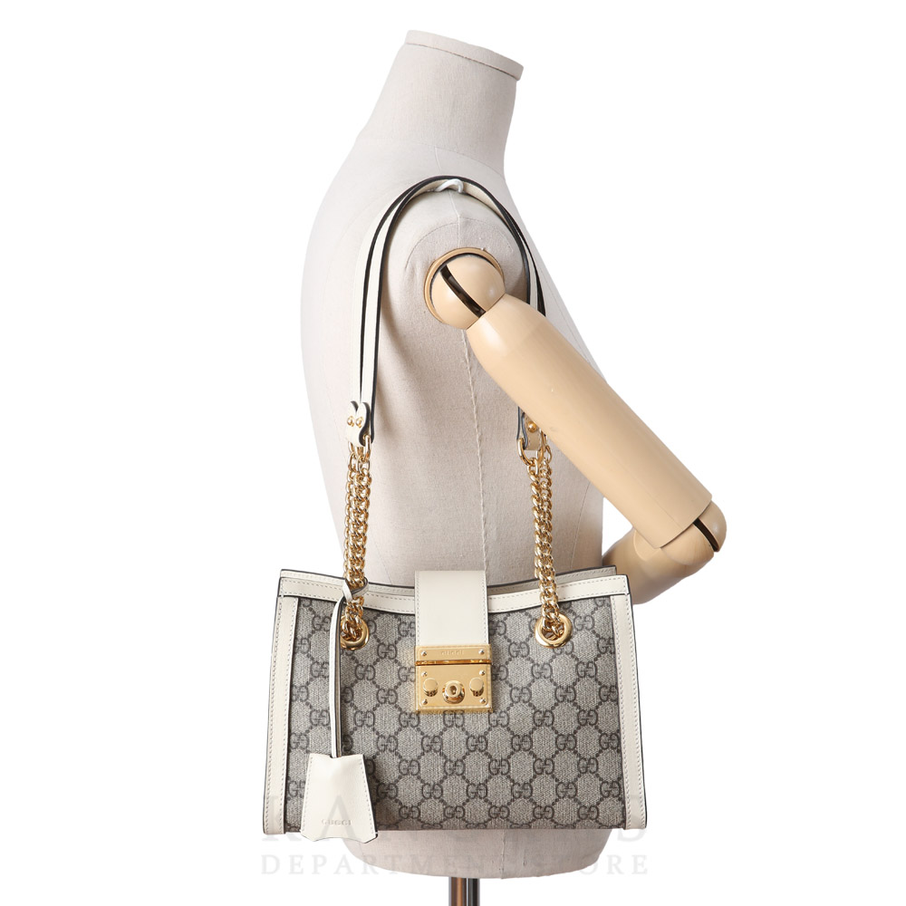 GUCCI(USED)구찌 498156 패드락 GG 체인 숄더백