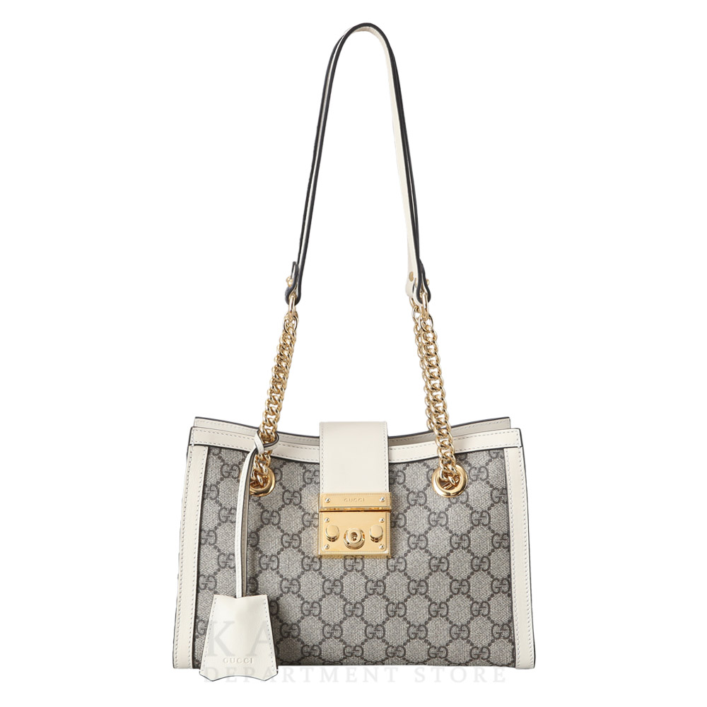 GUCCI(USED)구찌 498156 패드락 GG 체인 숄더백