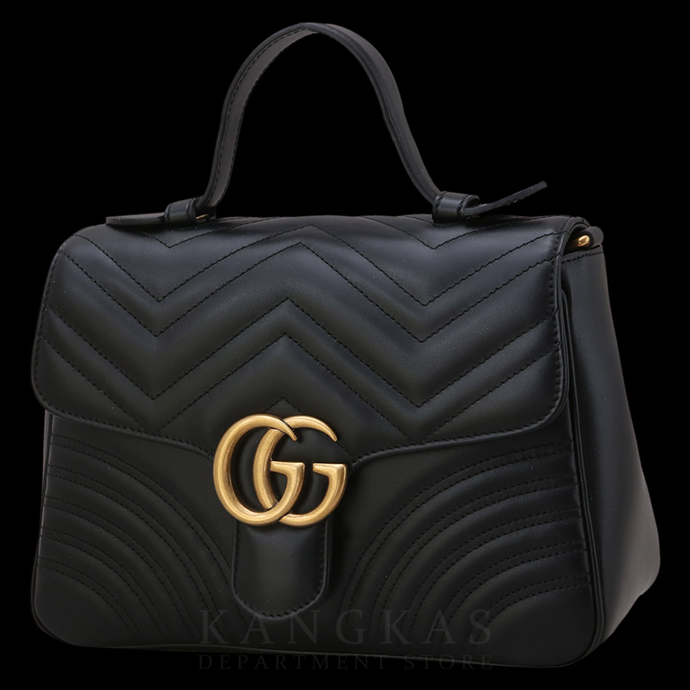 GUCCI(USED)구찌 498110 GG마몽 마틀라세 탑 핸들백