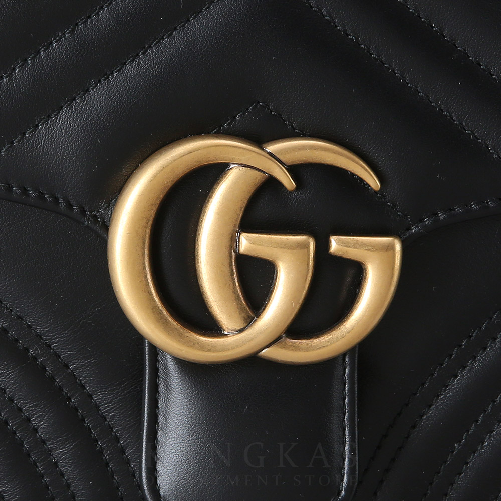 GUCCI(USED)구찌 498110 GG마몽 마틀라세 탑 핸들백