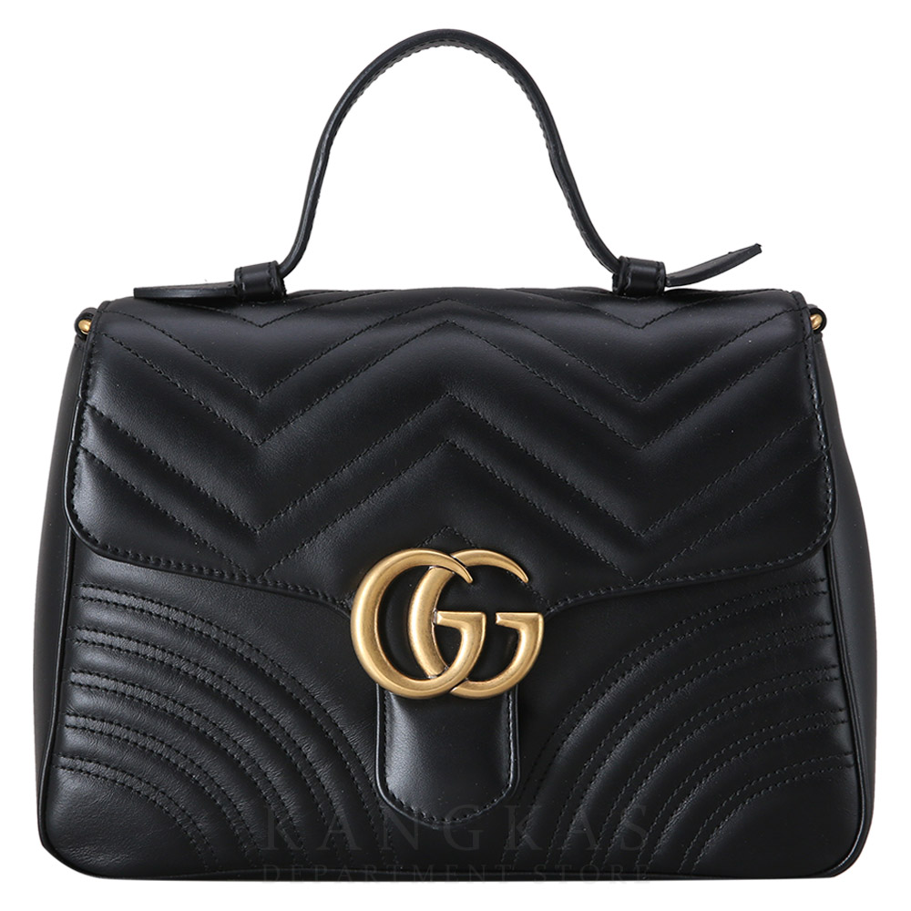 GUCCI(USED)구찌 498110 GG마몽 마틀라세 탑 핸들백