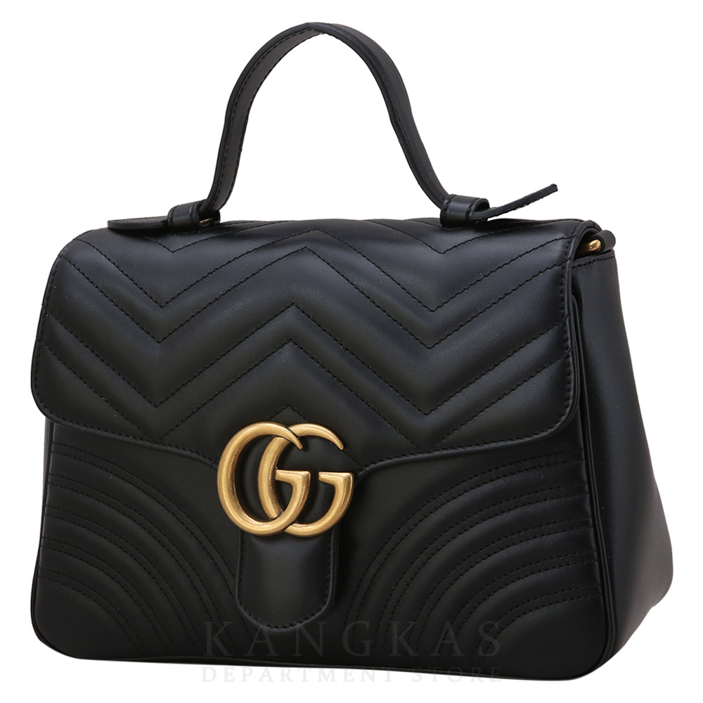 GUCCI(USED)구찌 498110 GG마몽 마틀라세 탑 핸들백
