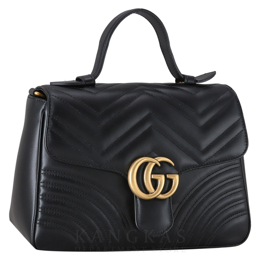 GUCCI(USED)구찌 498110 GG마몽 마틀라세 탑 핸들백