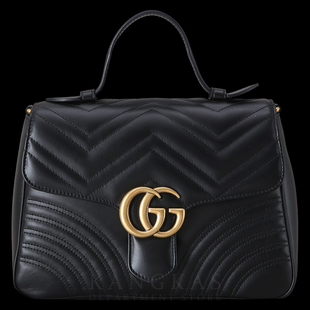 GUCCI(USED)구찌 498110 GG마몽 마틀라세 탑 핸들백