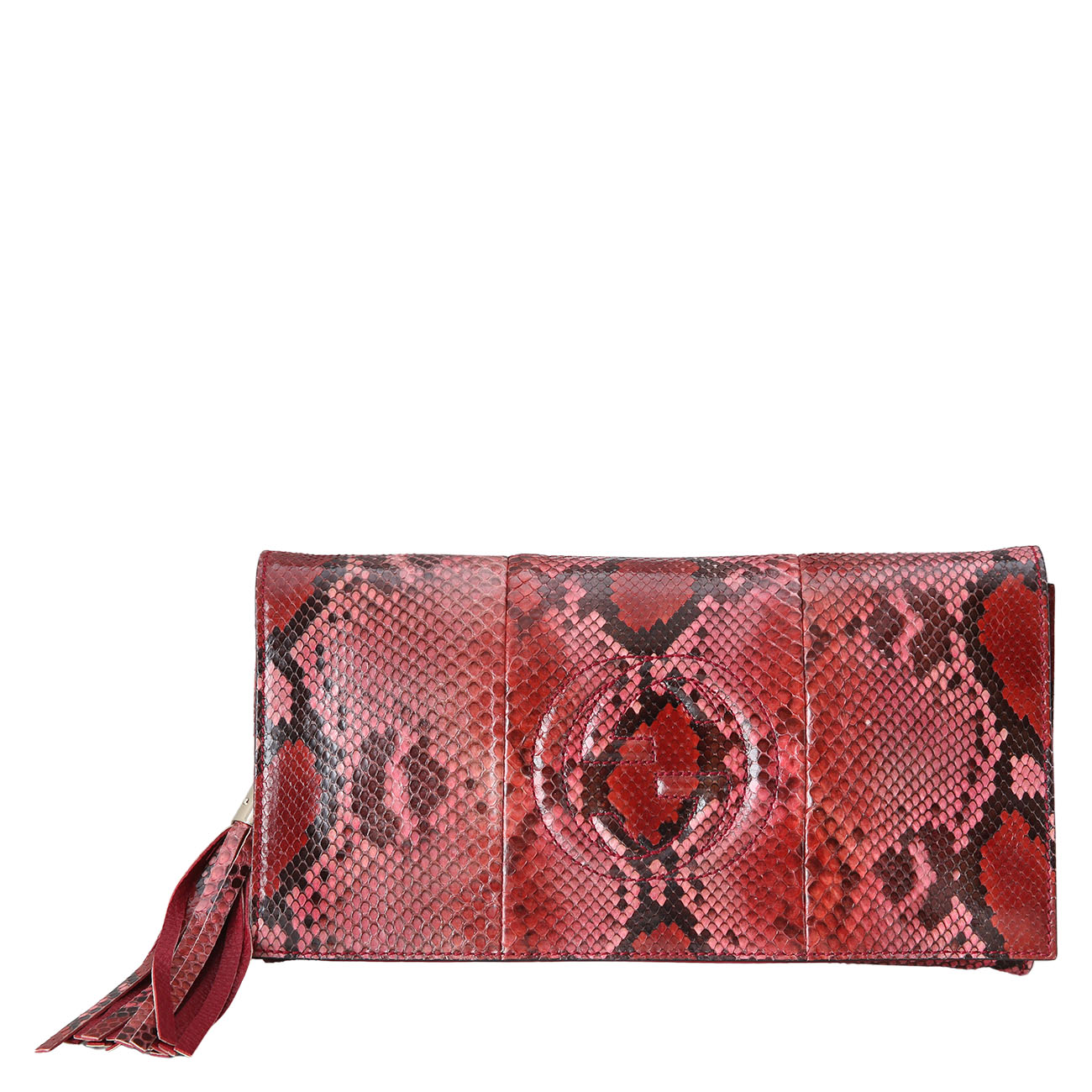 GUCCI(USED)구찌 336753 테슬장식 스네이크 클러치