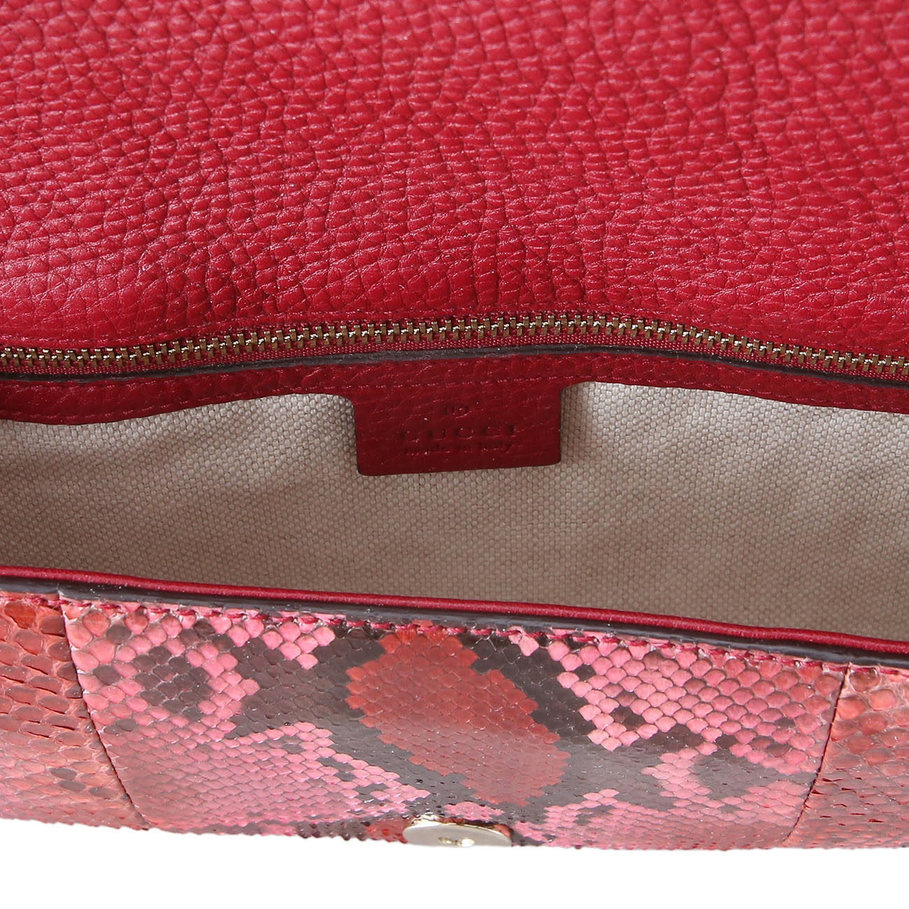 GUCCI(USED)구찌 336753 테슬장식 스네이크 클러치