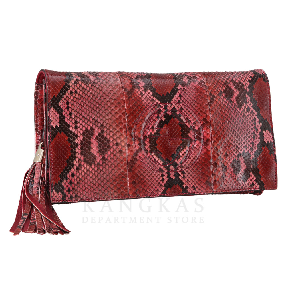 GUCCI(USED)구찌 336753 테슬장식 스네이크 클러치