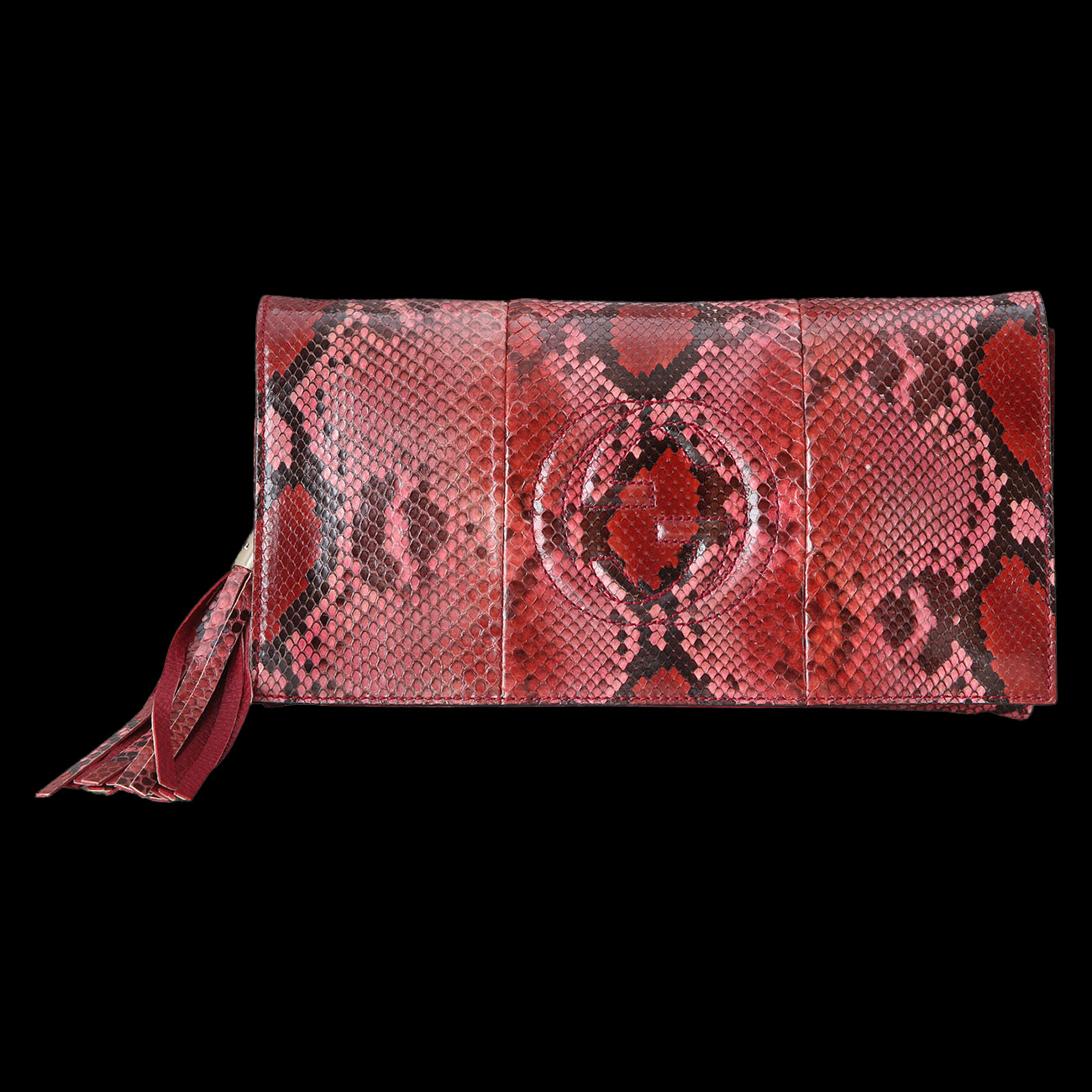 GUCCI(USED)구찌 336753 테슬장식 스네이크 클러치